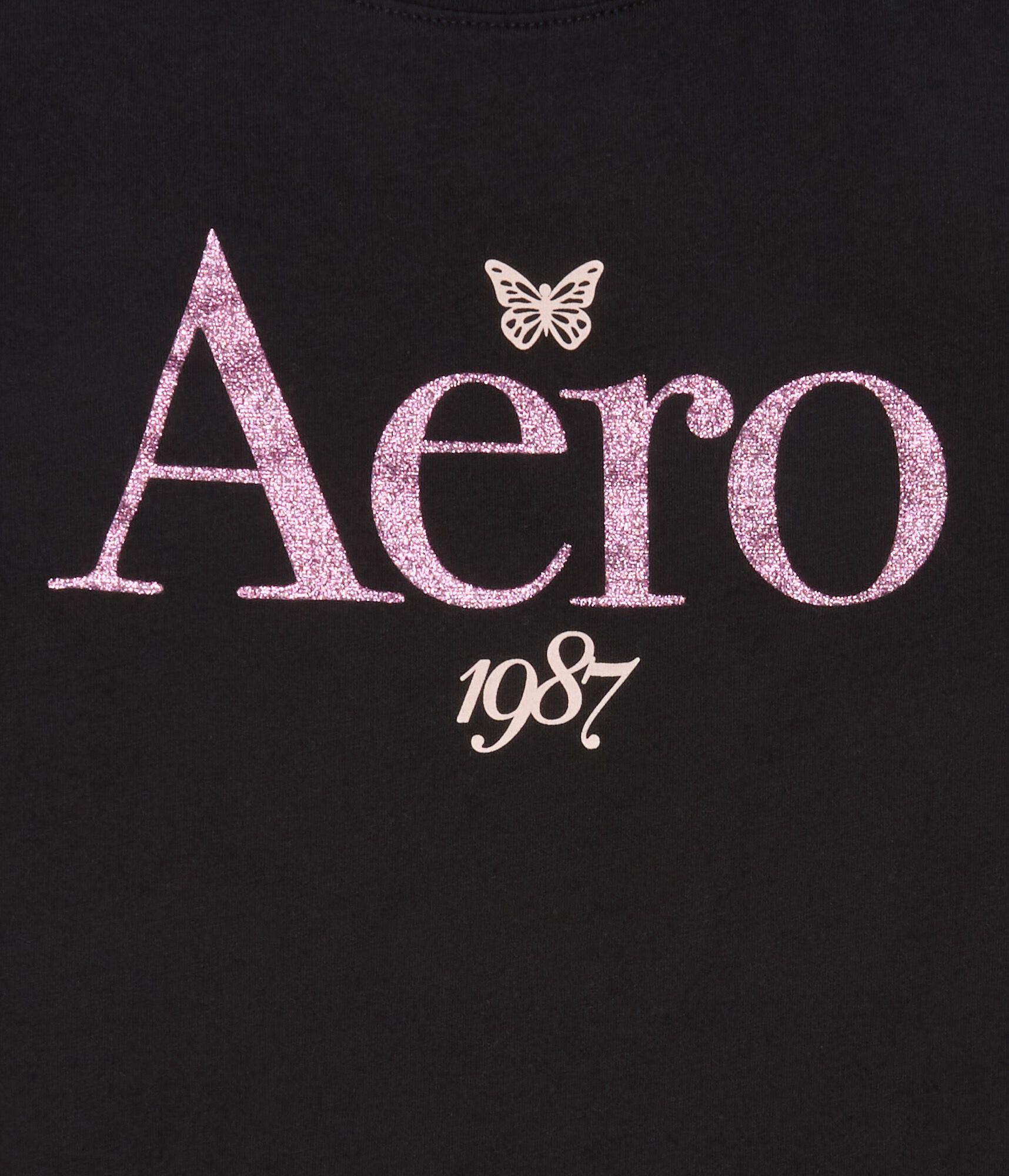 Aero 1987 Glitter Graphic Tee