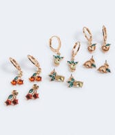 Fabulous Fruits Stud & Hoop Earring 6-Pack