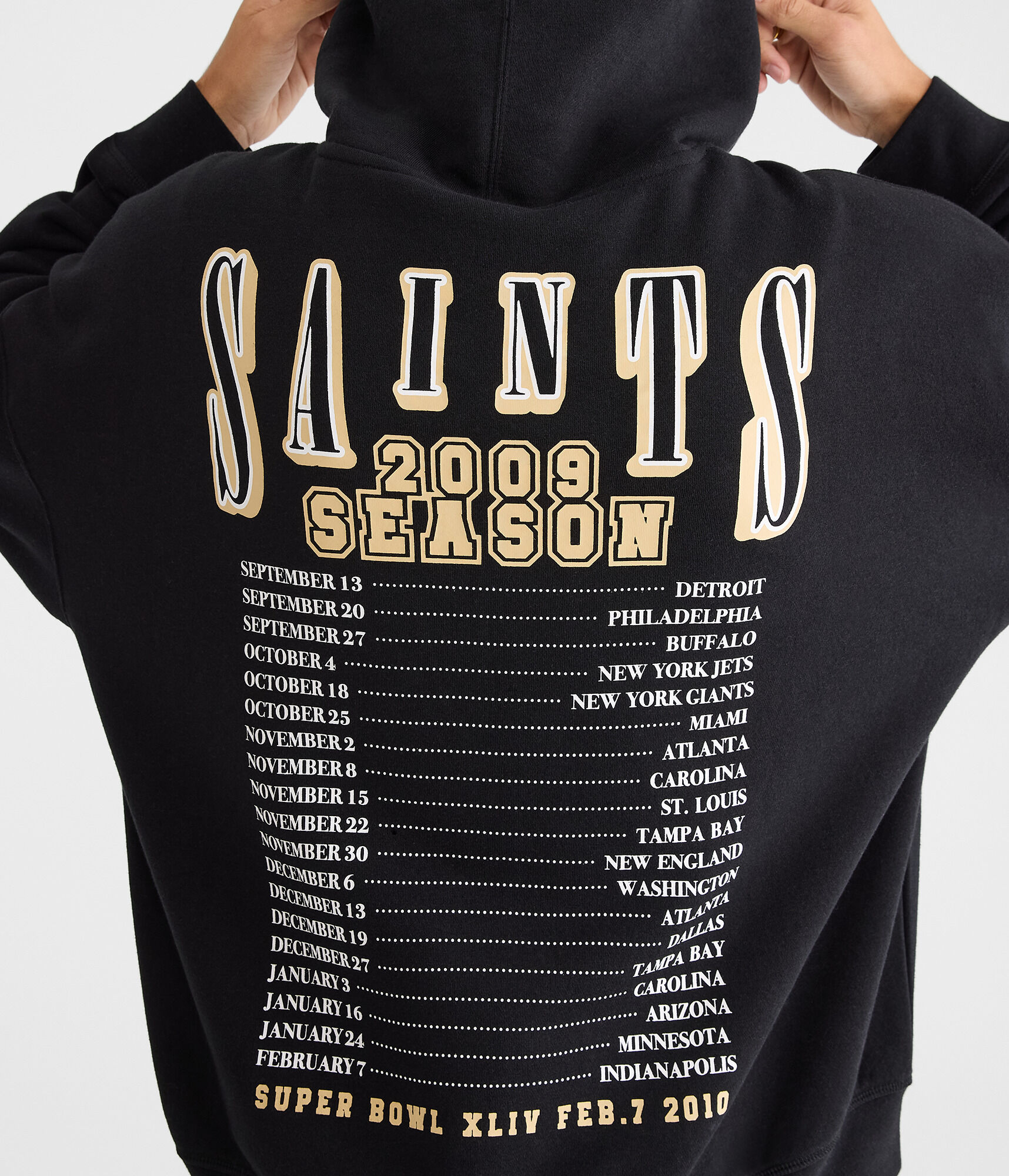 New Orleans Saints 2009 Season Pullover Hoodie