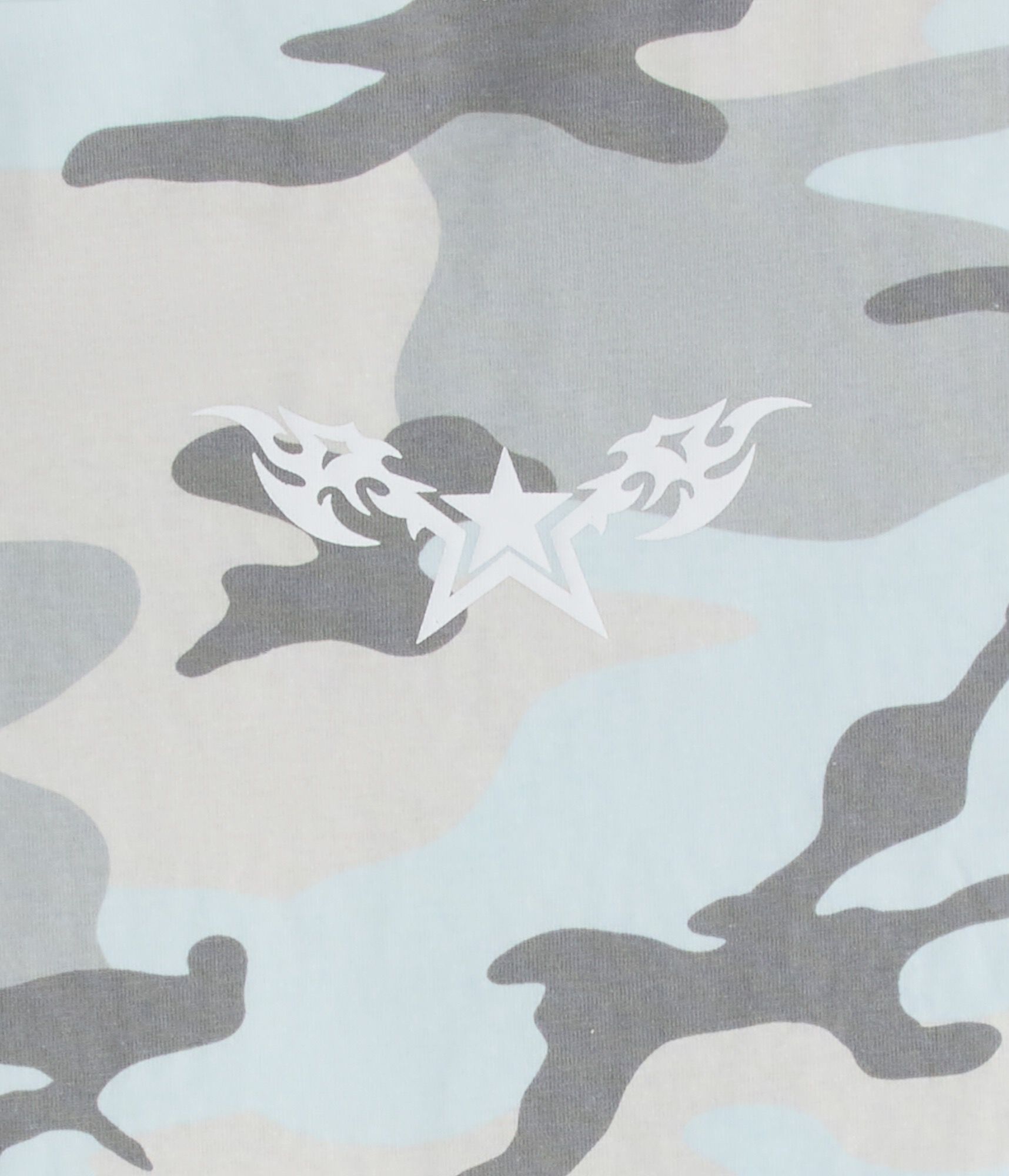 Star Tattoo Camo Relaxed Graphic Tee