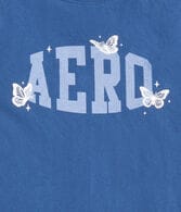 Aero Butterflies Foil Graphic Tee