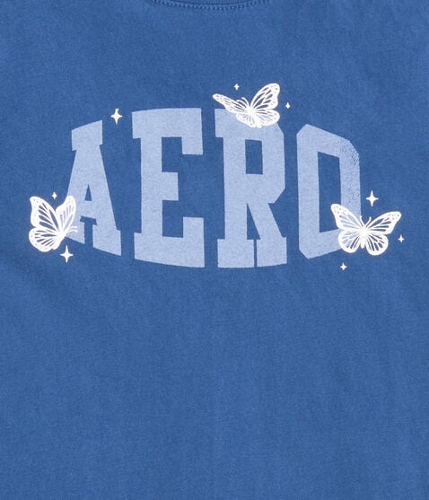 Aero Butterflies Foil Graphic Tee Aero Butterflies Foil Graphic Tee