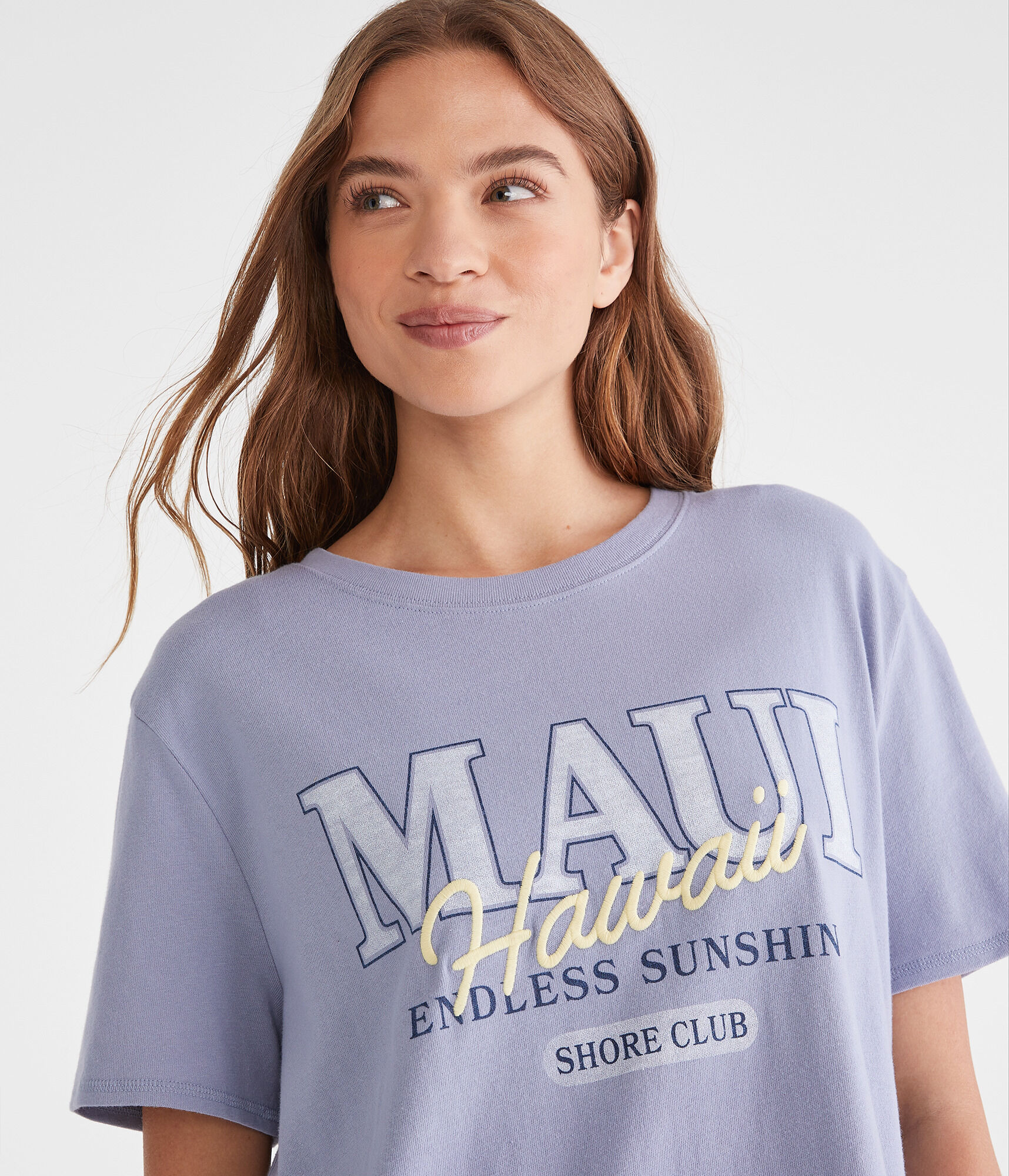 Maui Shore Club Boyfriend Graphic Tee