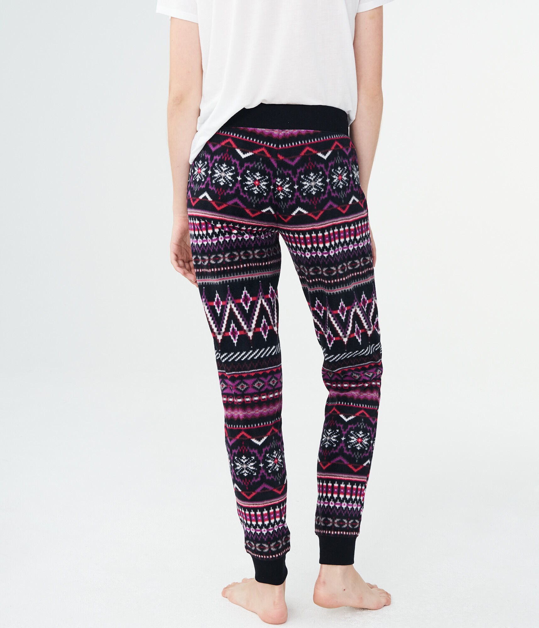 LLD Fair Isle Polyfleece Joggers