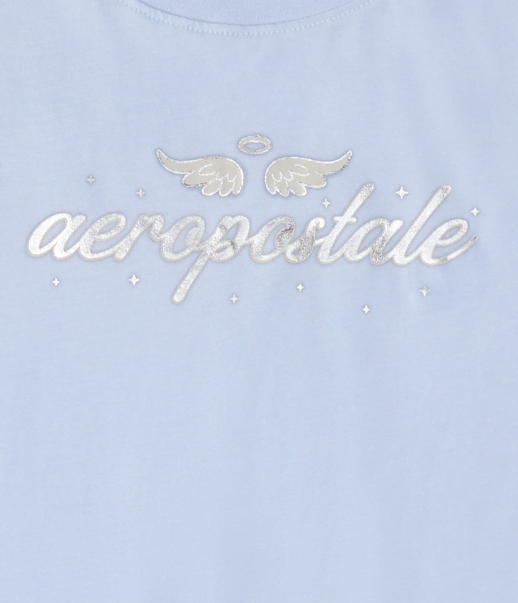 Aeropostale Angel Wings Foil Graphic Tee