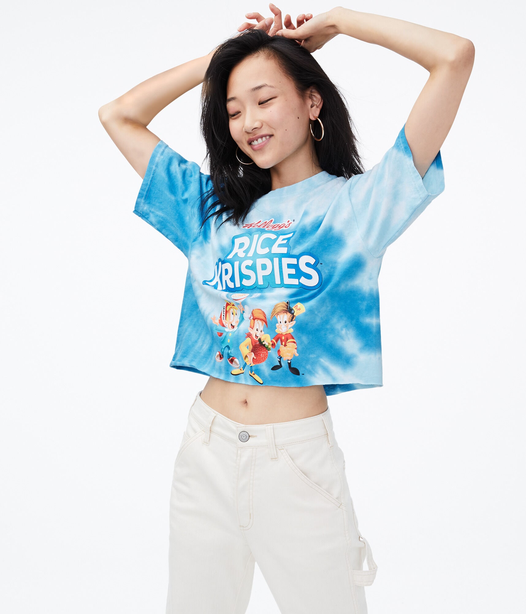 graphic t shirt crop top