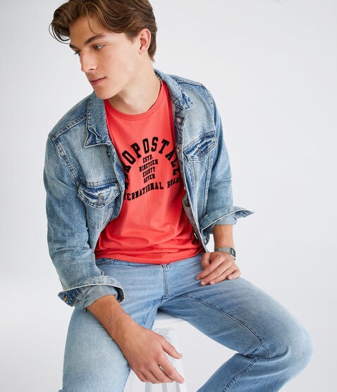 Aeropostale International Arch Graphic Tee Aeropostale International Arch Graphic Tee