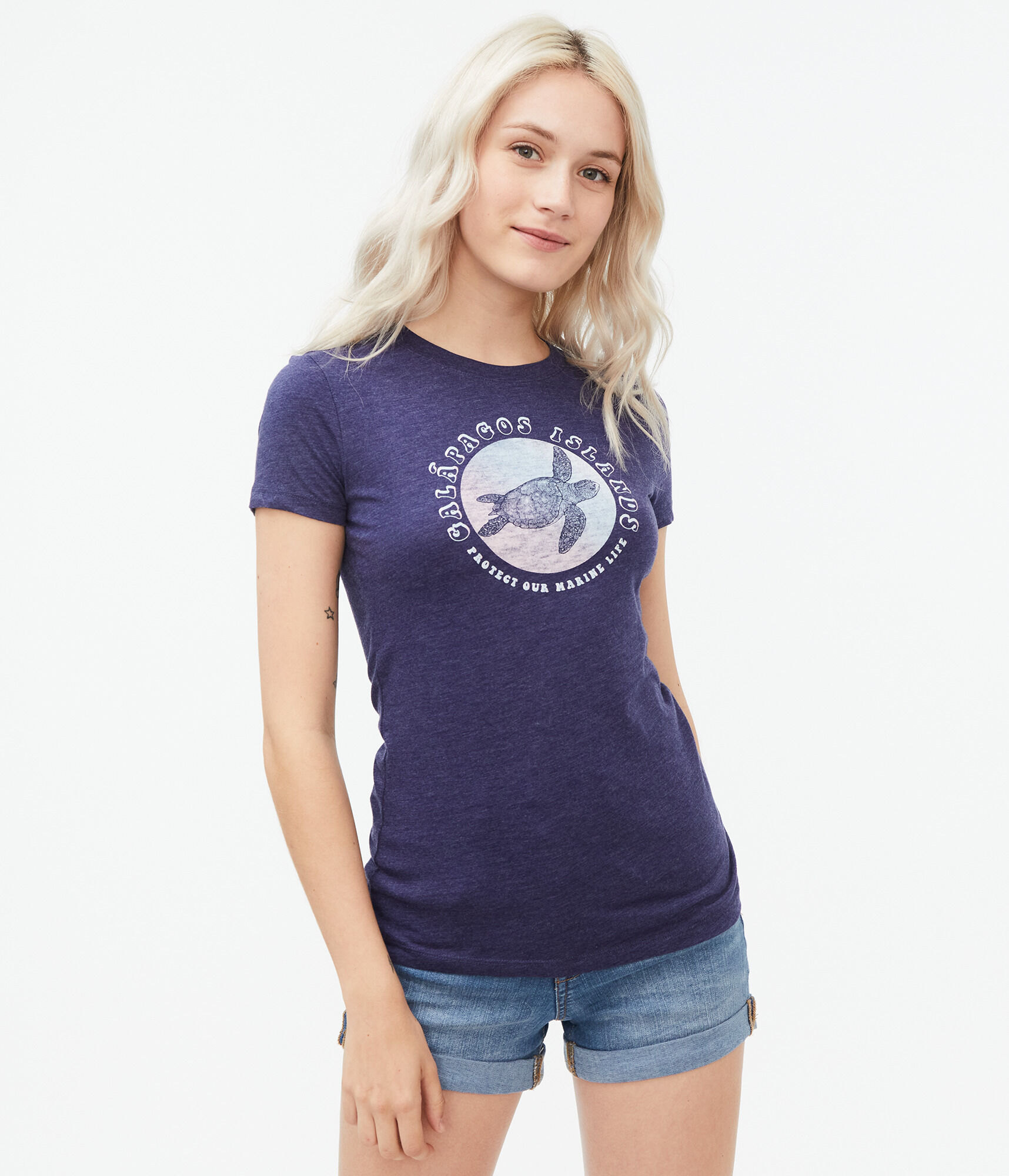 Galapagos Islands Turtle Graphic Tee