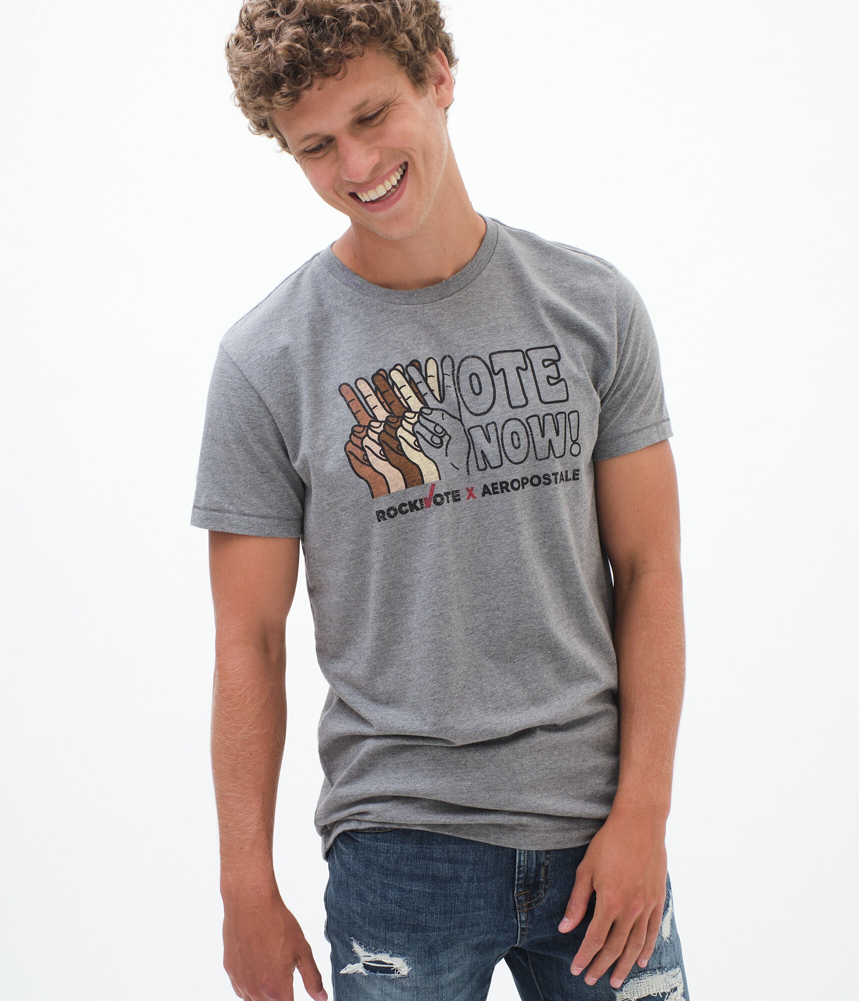 Rock The Vote Vote Now Graphic Tee