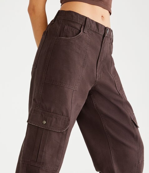 Mid-Rise Utility Cargo Pants