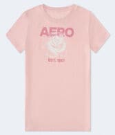 Aero Dotted Rose Graphic Tee