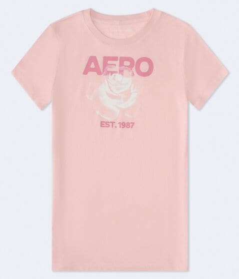 Aero Dotted Rose Graphic Tee Aero Dotted Rose Graphic Tee