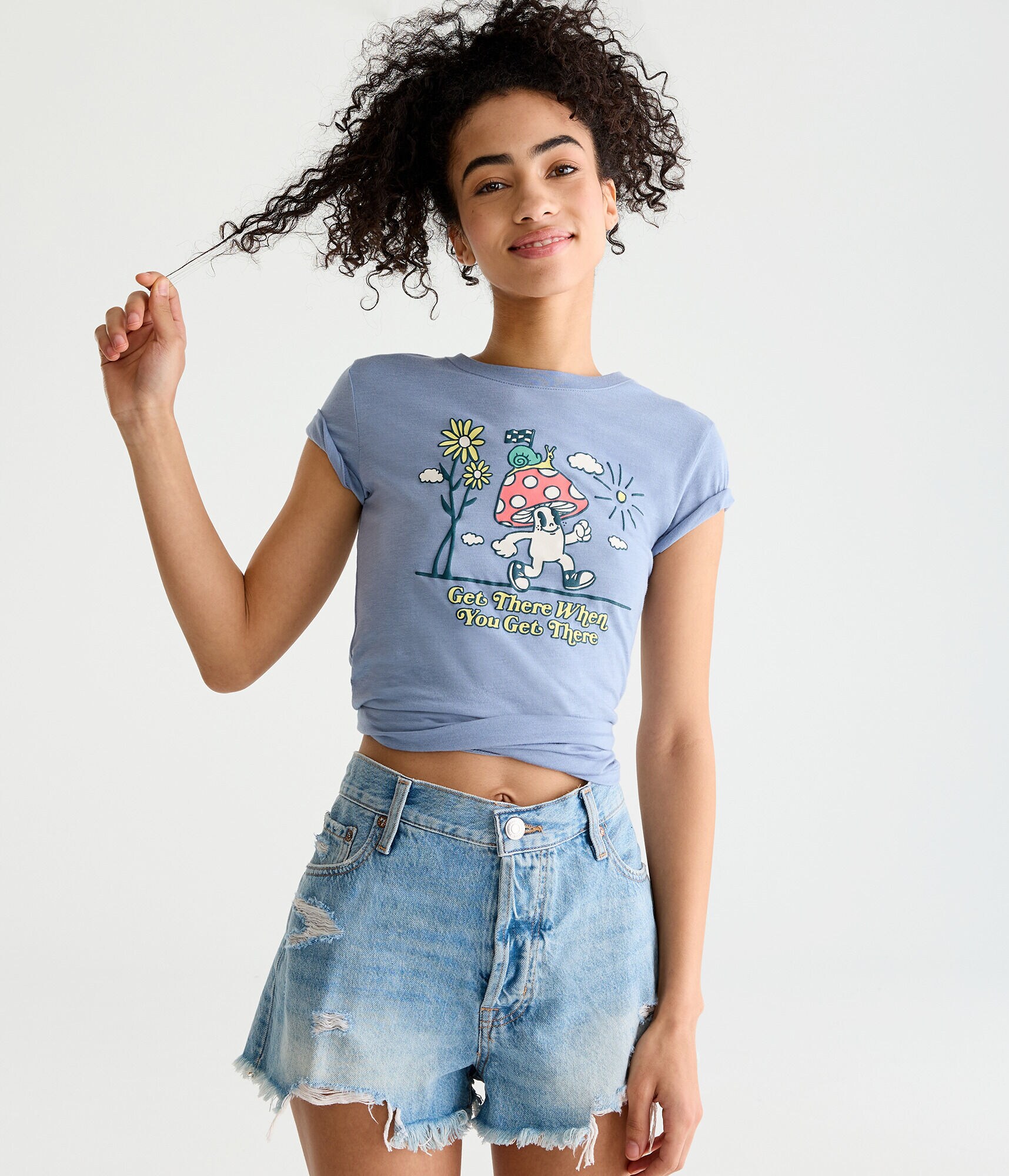 Walking Mushroom Graphic Tee