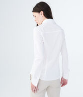 Long Sleeve Poplin Button-Down Shirt