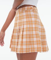 Plaid High-Waisted Tennis Skirt
