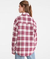 Long Sleeve Relaxed Plaid Shirt