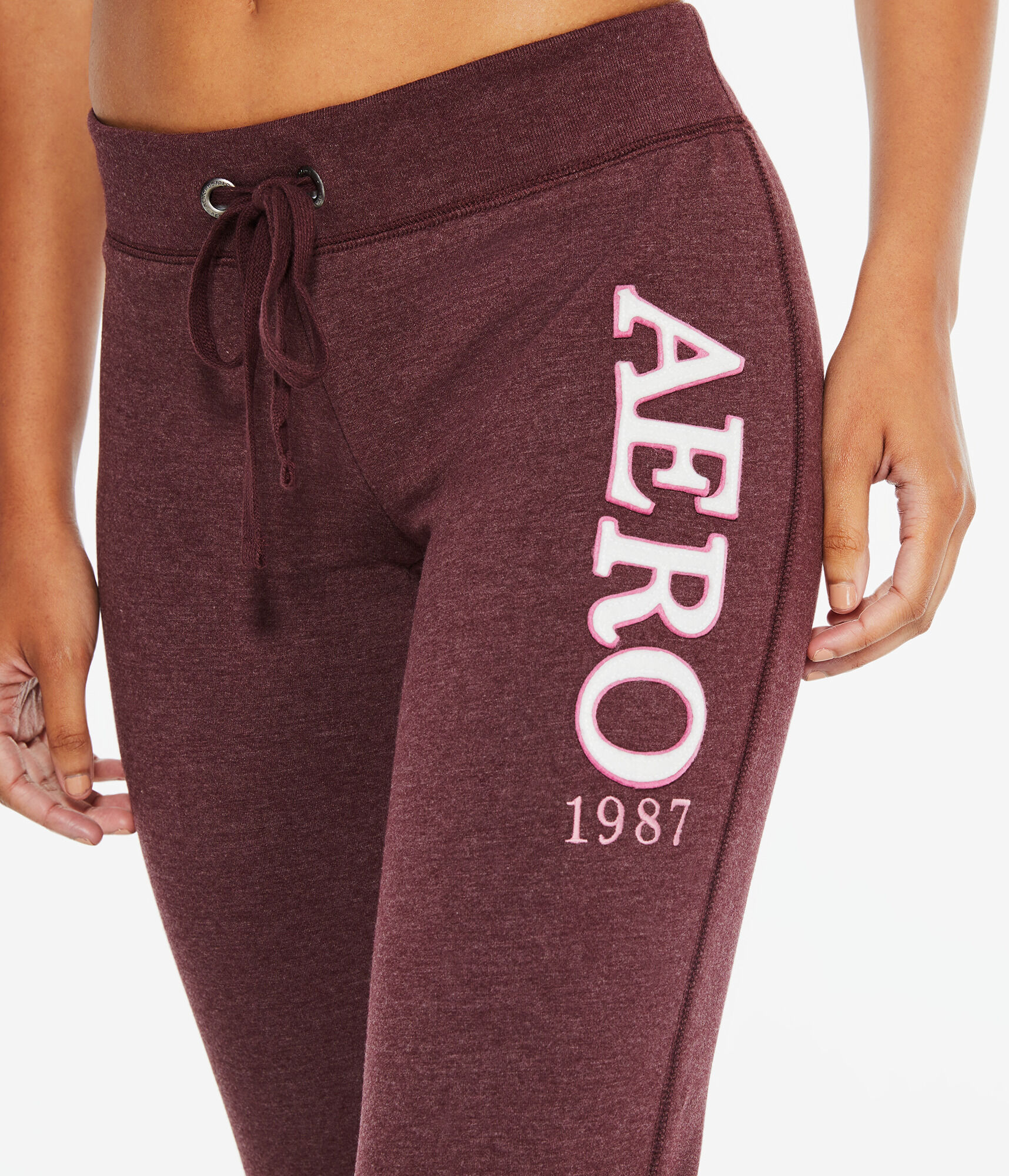 Aero 1987 Low-Rise Fit &amp; Flare Sweatpants