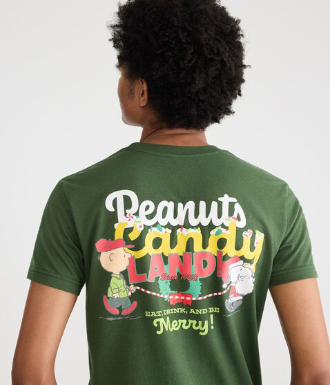 Peanuts Candy Land Relaxed Graphic Tee Peanuts Candy Land Relaxed Graphic Tee