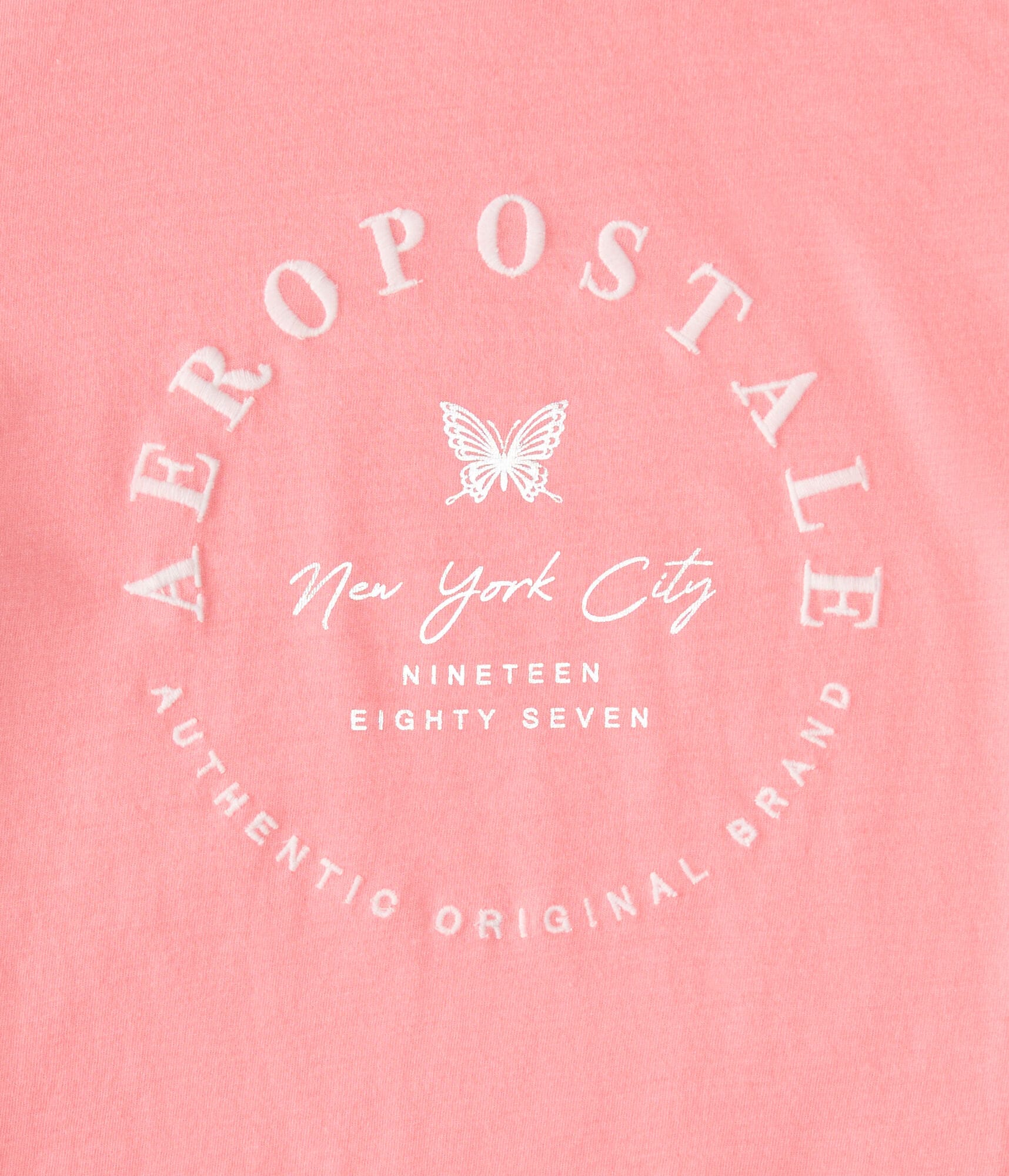 Aeropostale Butterfly Foil Graphic Tee