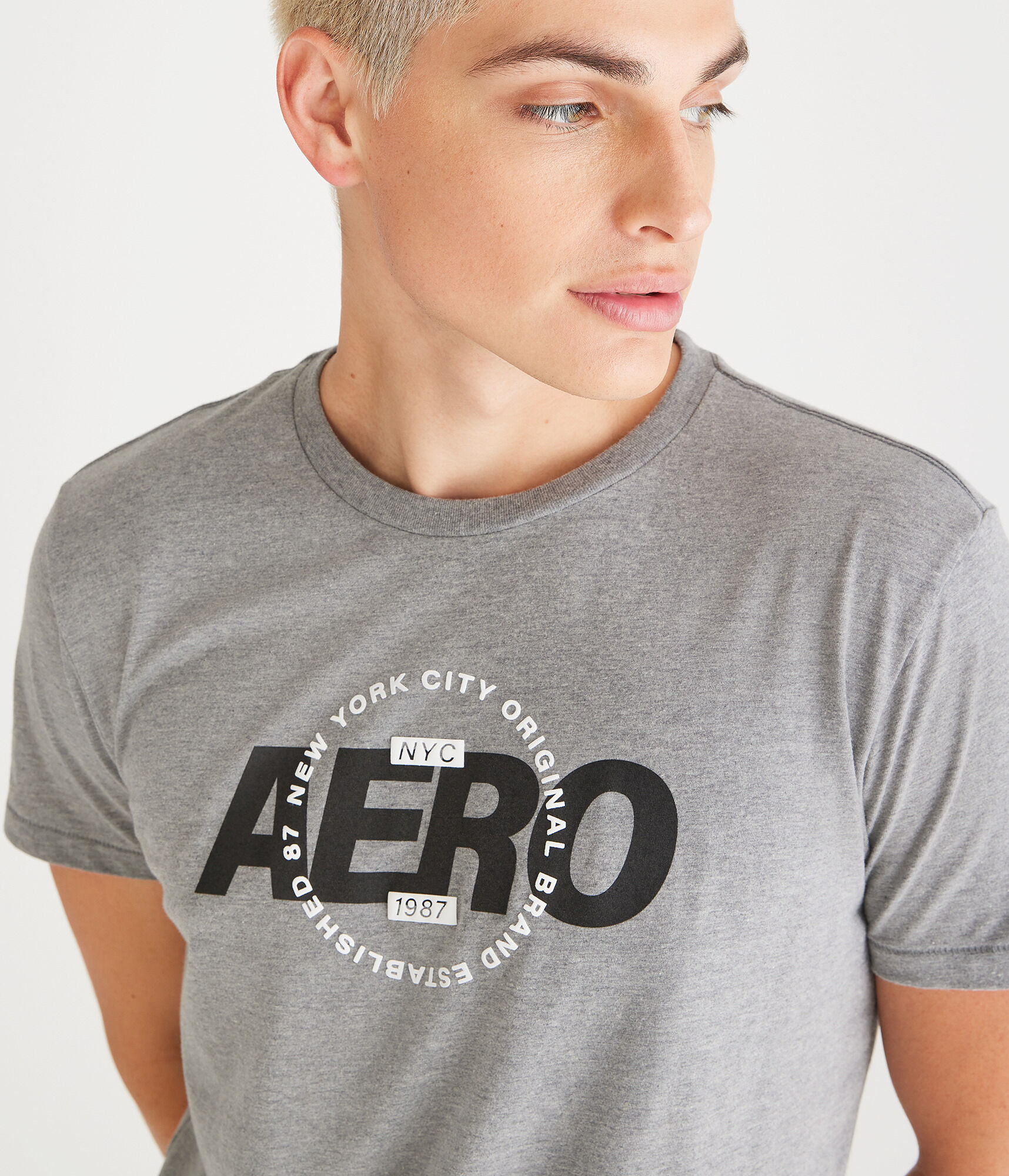 Aero Center Circle Logo Graphic Tee