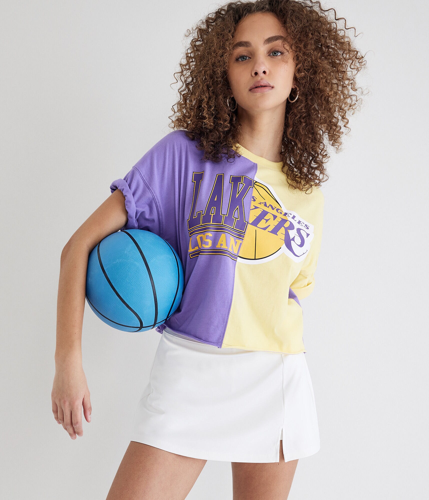 Los Angeles Lakers Spliced Graphic Tee
