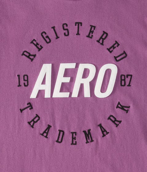 Aero 1987 Trademark Appliqué Graphic Tee