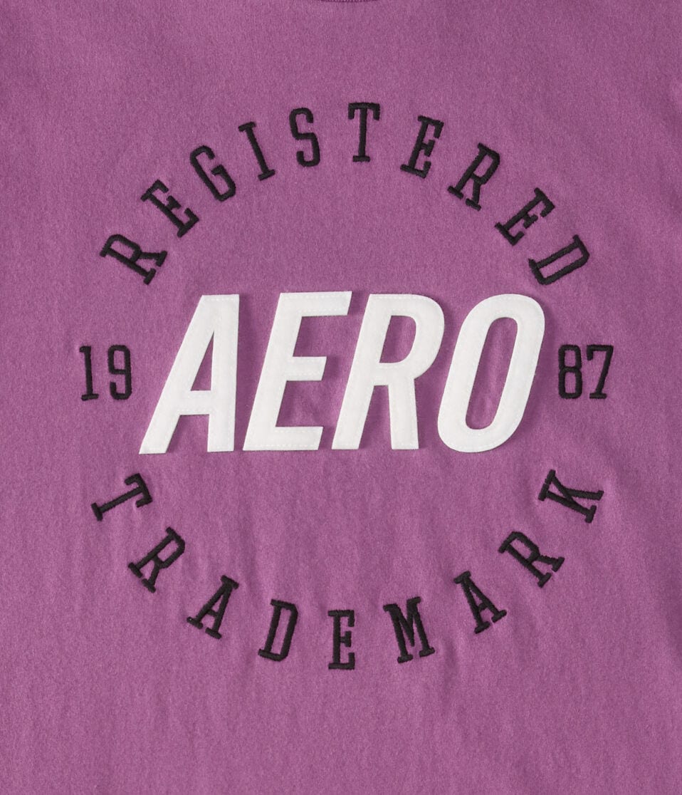 Aero 1987 Trademark Appliqué Graphic Tee