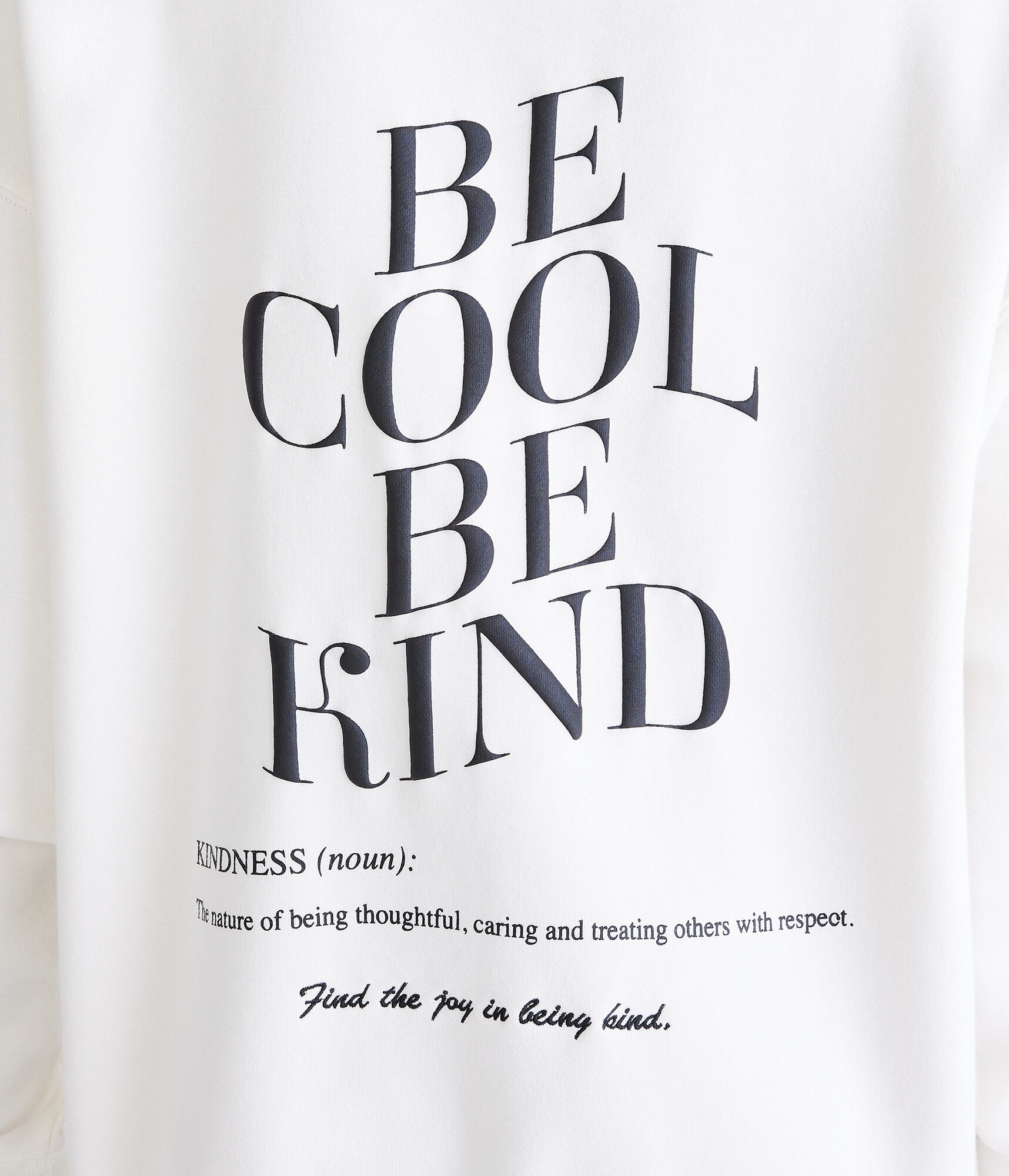 Be Cool Kind Oversized Crew Sweatshirt