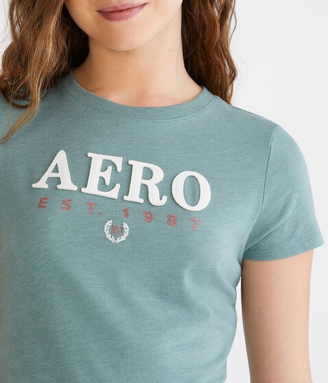Aeropostale 1987 Appliqué Graphic Tee Aeropostale 1987 Appliqué Graphic Tee