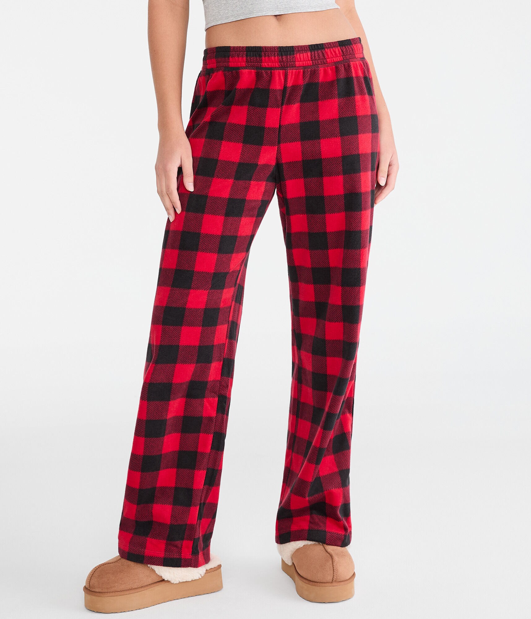 Buffalo Plaid Polyfleece Sleep Pants