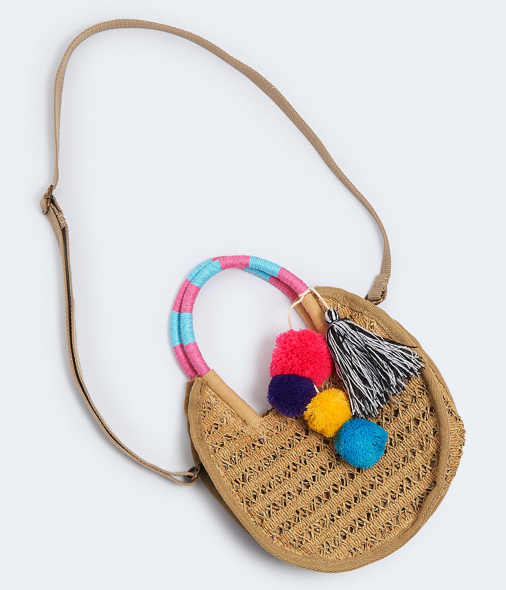 Straw Crossbody Bag
