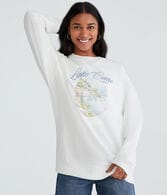 Lake Como Oversized Crew Sweatshirt