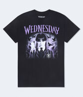 Wednesday Addams Relaxed Graphic Tee