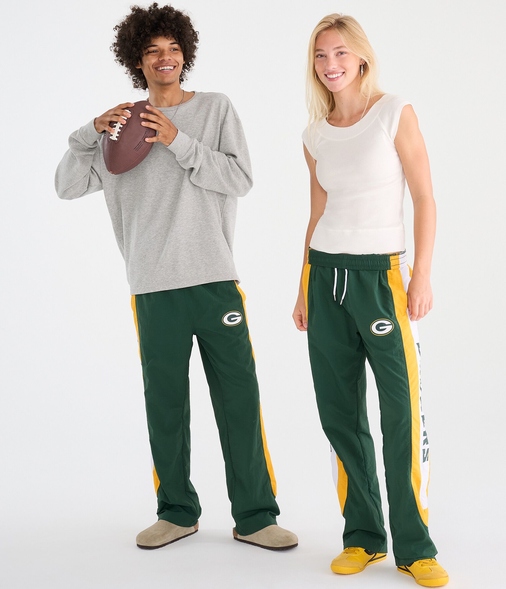 Green Bay Packers Nylon Track Pants