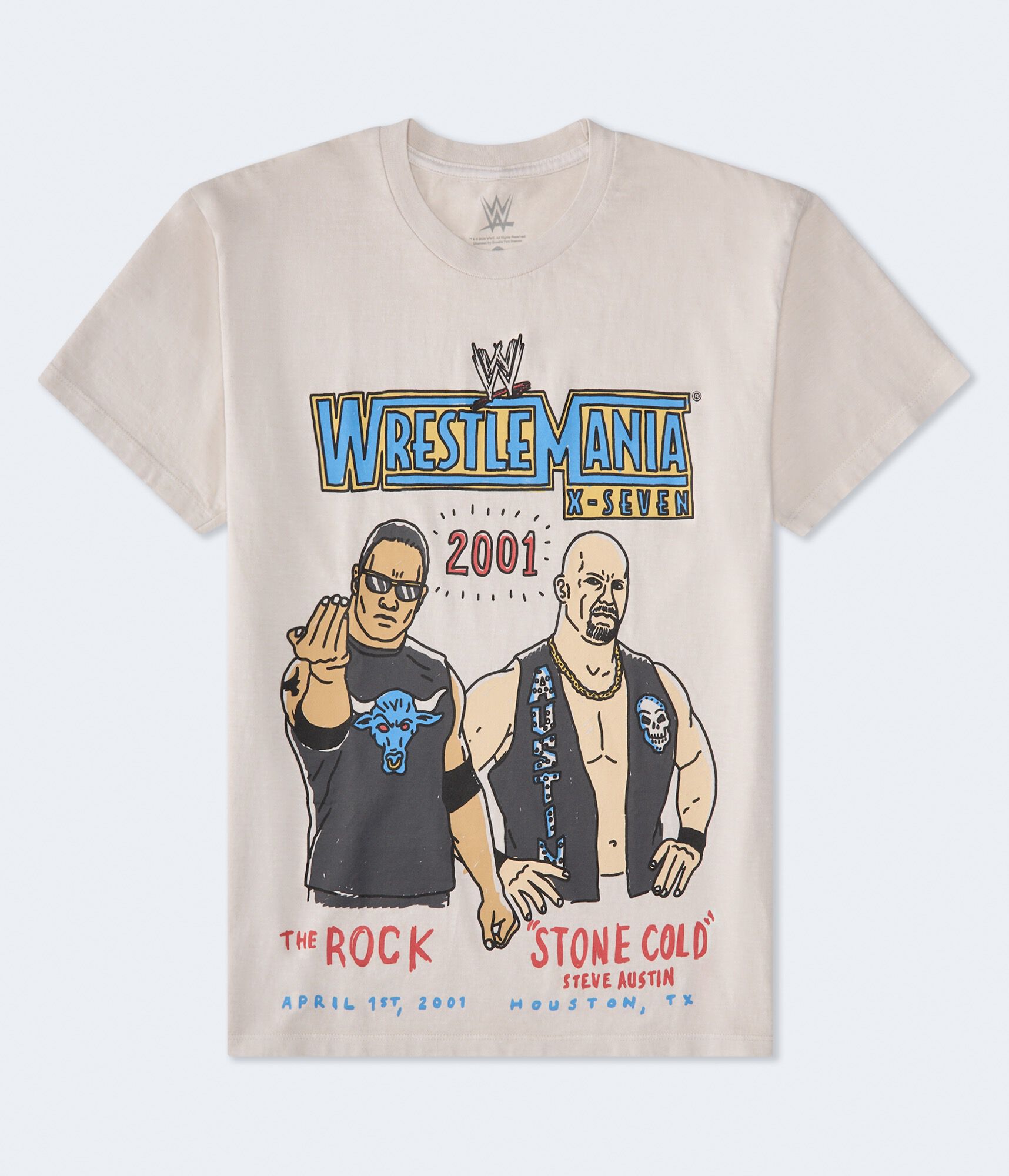 WWE 2001 WrestleMania Graphic Tee