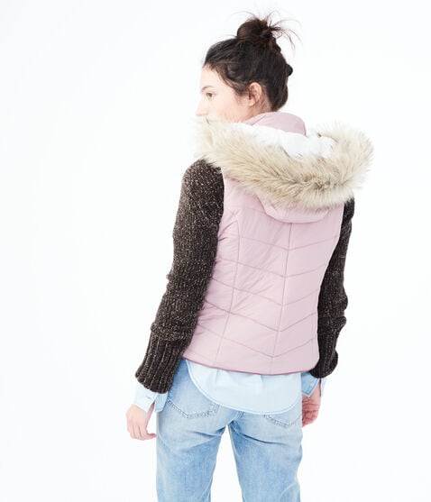 Hooded Puffer Vest Hooded Puffer Vest