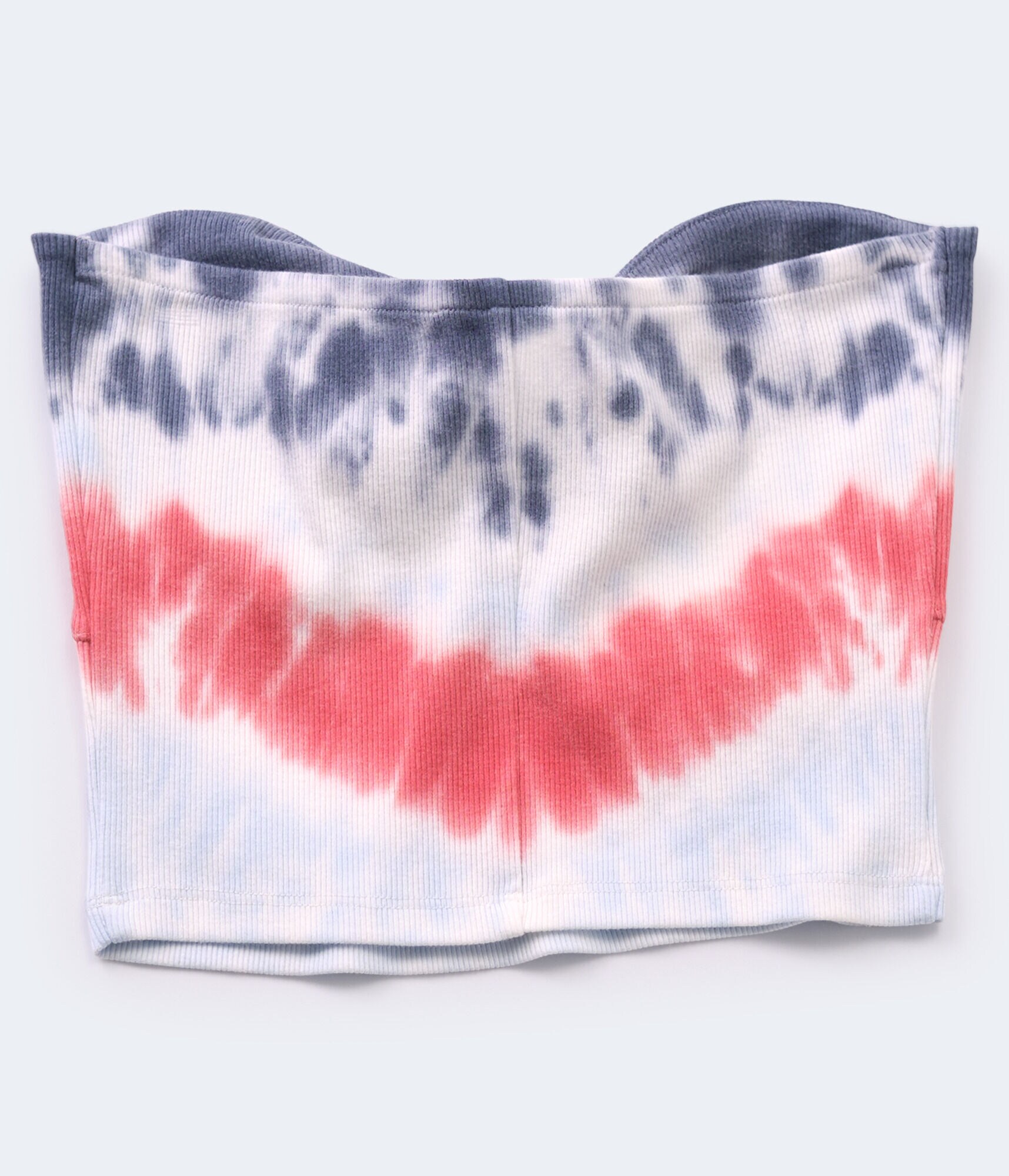 Americana Tie-Dye Cropped Tube Top