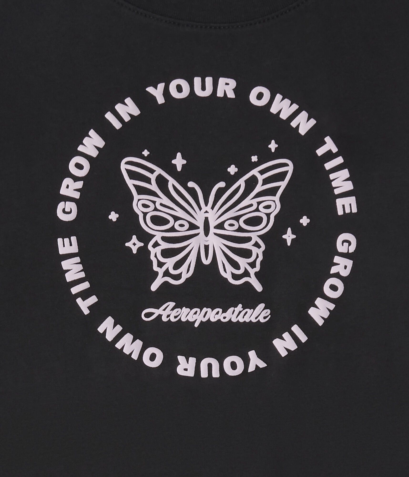 Aeropostale Circle Butterfly Graphic Tee