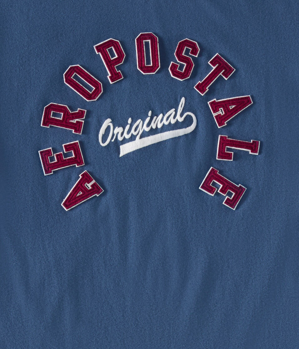Aeropostale Circle Appliqué Graphic Tee