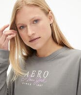 Long Sleeve Aero New York Boyfriend Graphic Tee