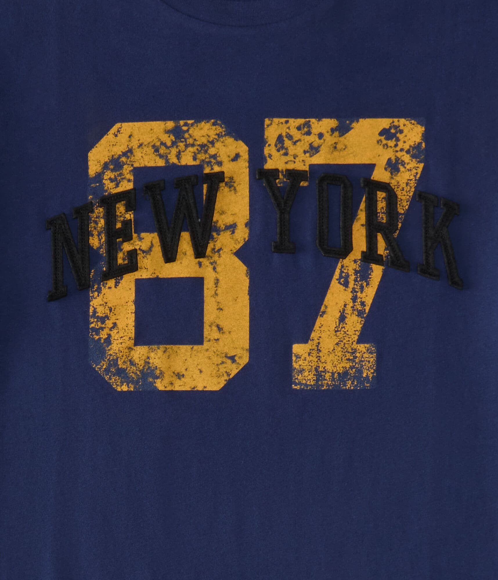 New York 87 Appliqué Graphic Tee