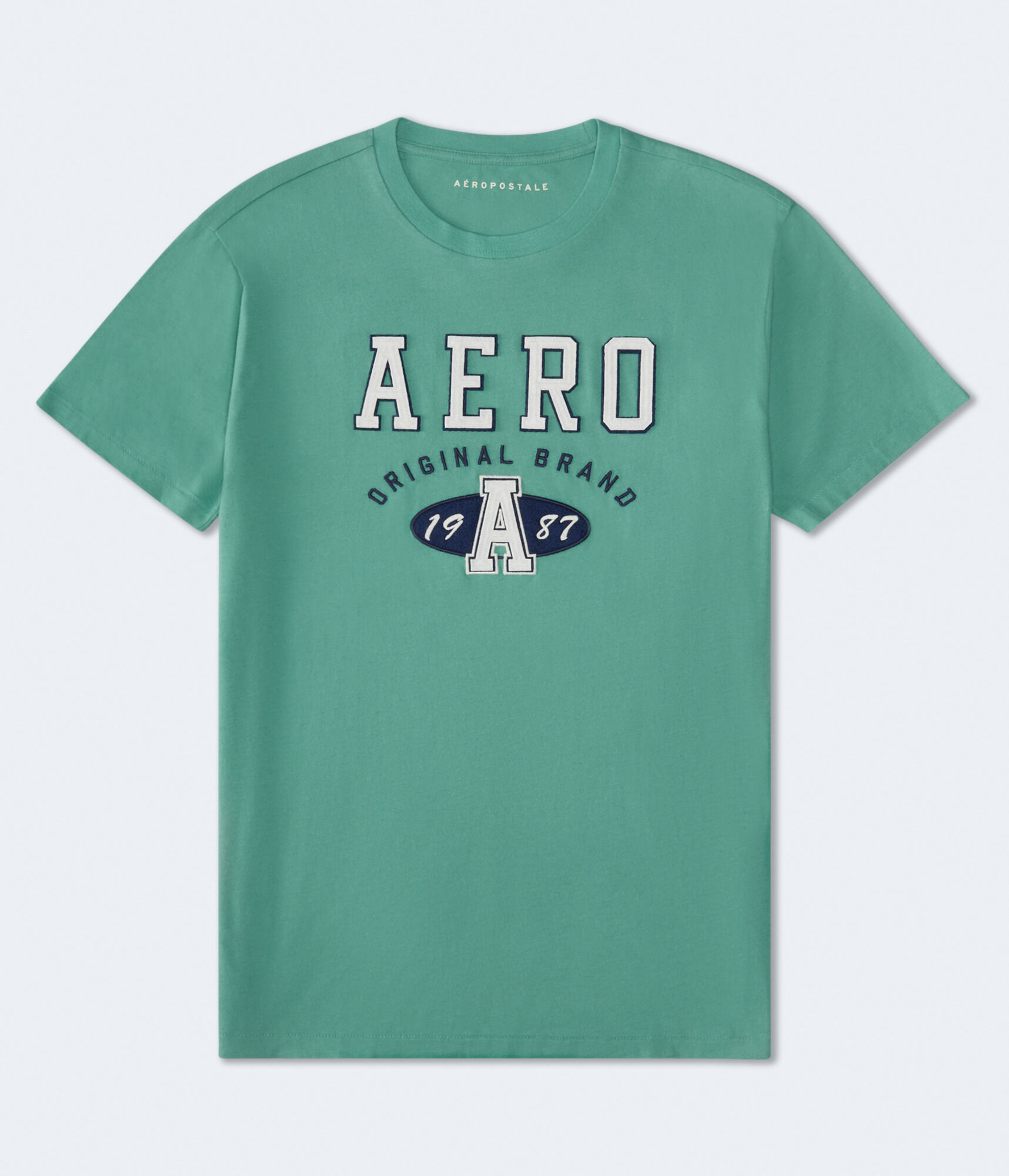 Aero Original Oval Appliqu&eacute; Graphic Tee