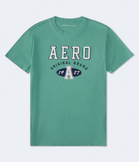 Aero Original Oval Appliqué Graphic Tee Aero Original Oval Appliqué Graphic Tee