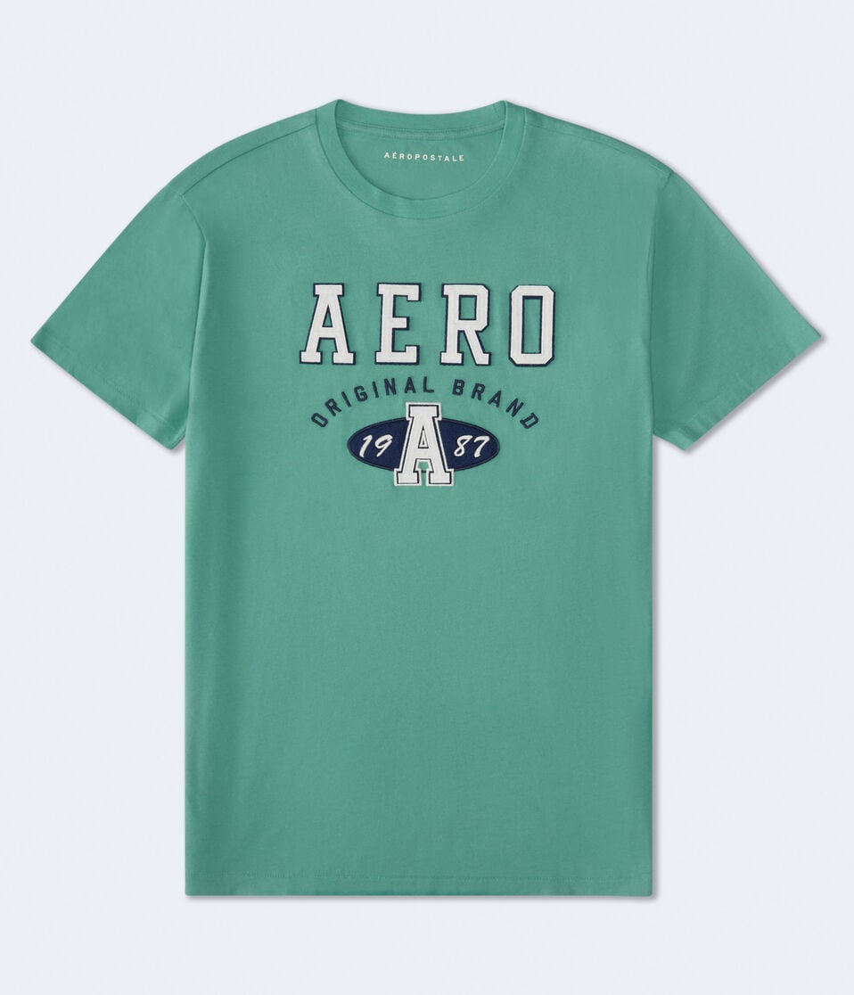 Aero Original Oval Appliqué Graphic Tee