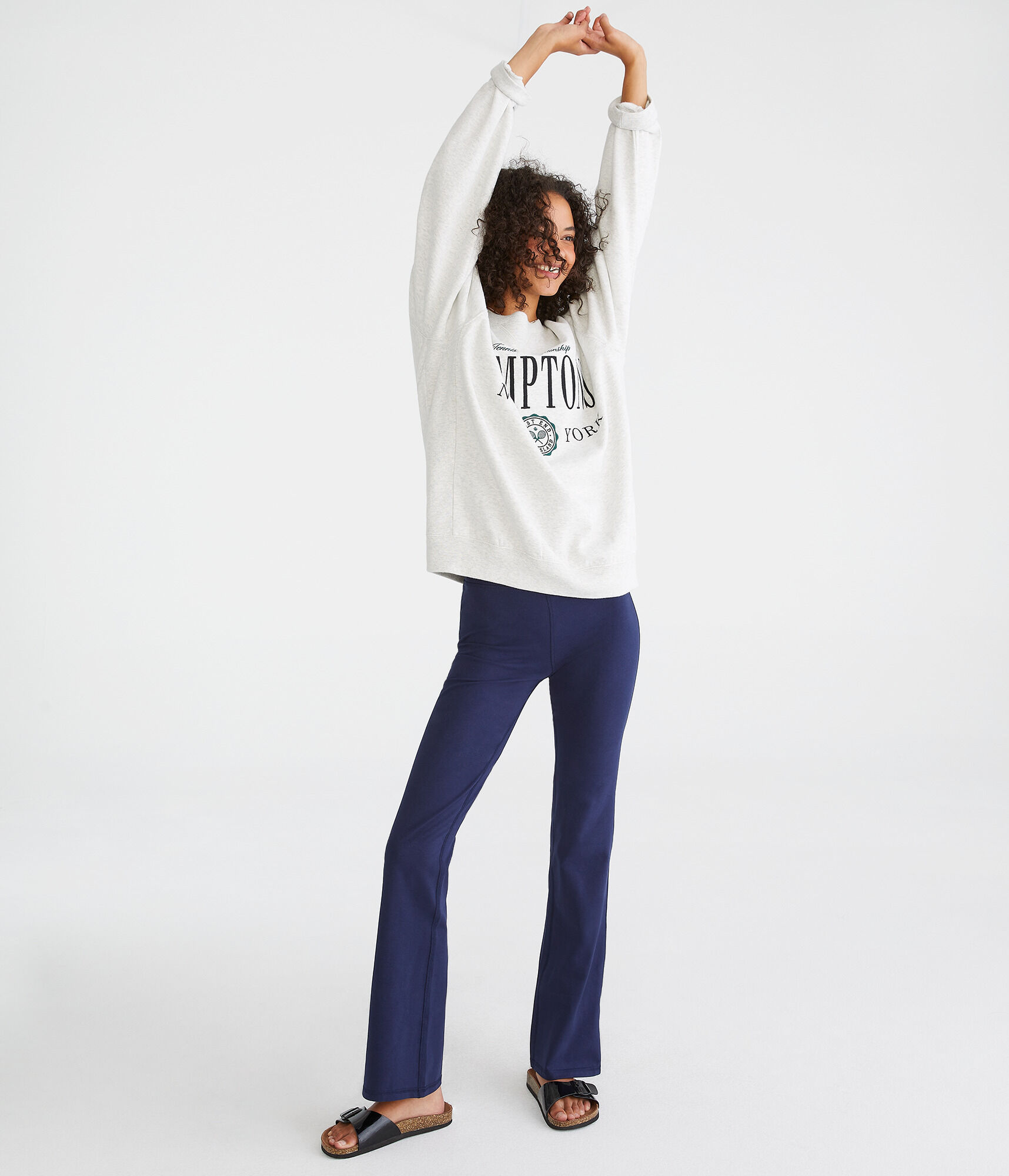 Low-Rise Bootcut Leggings