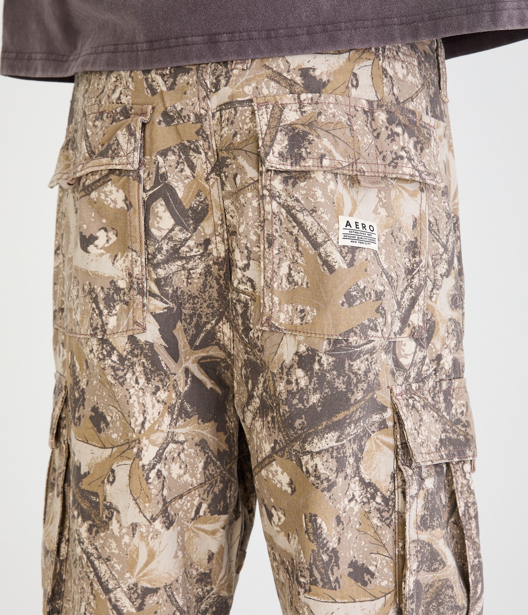 Forest Camo Baggy Cargo Pants