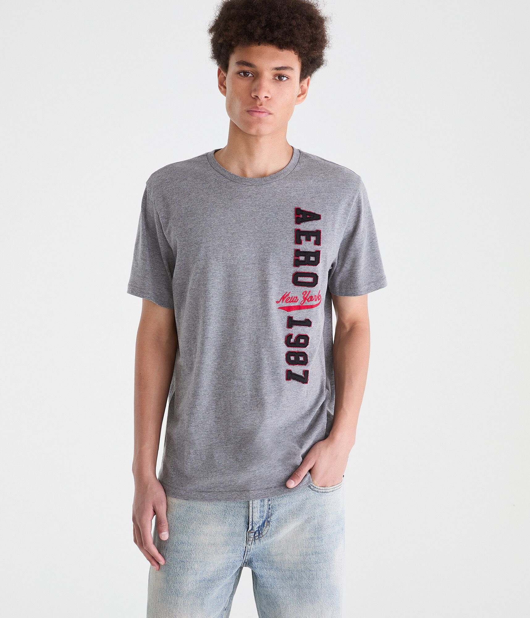 Aero New York 1987 Appliqu&eacute; Graphic Tee