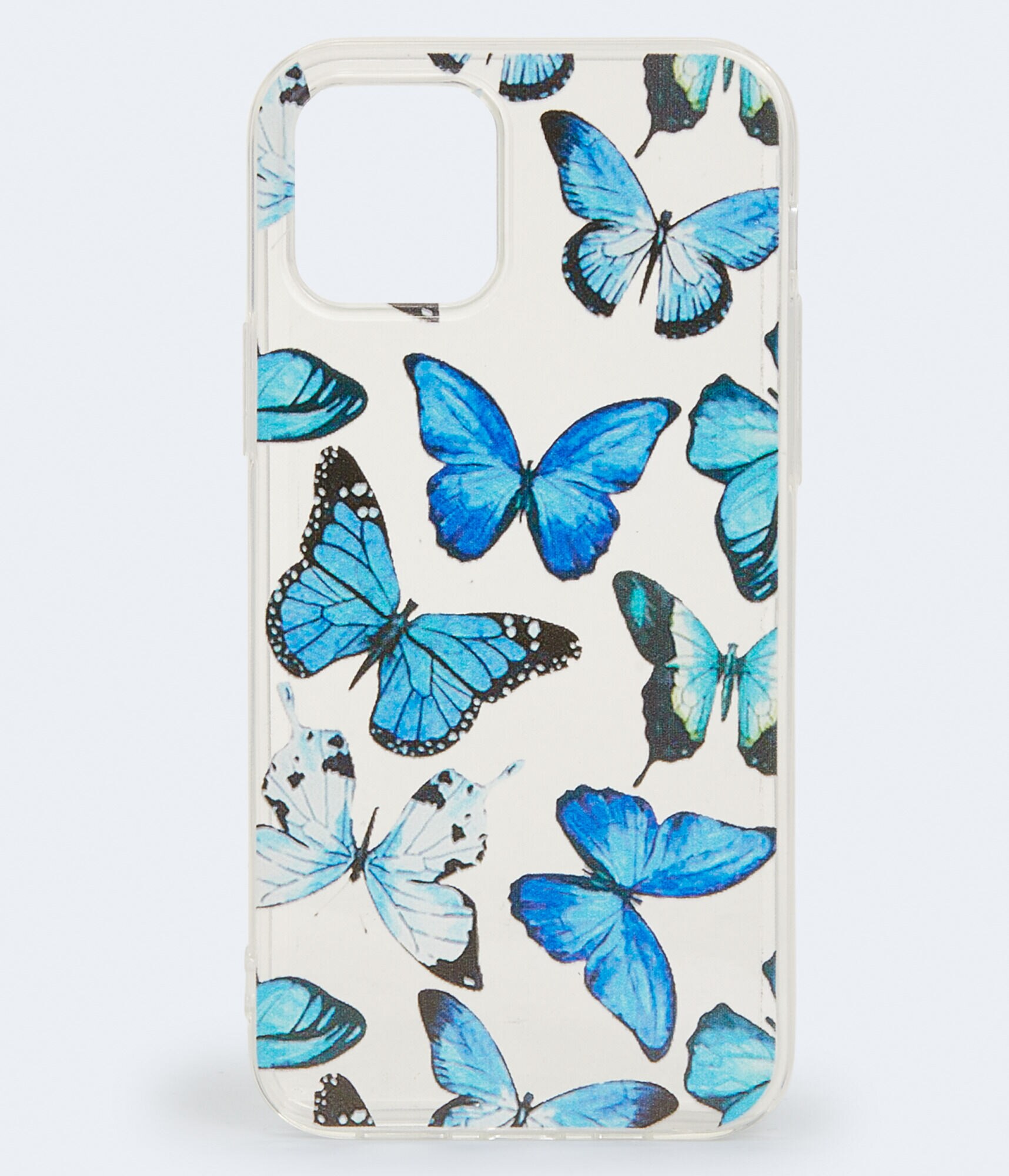 Butterfly Print Clear iPhone&reg; 12 Case