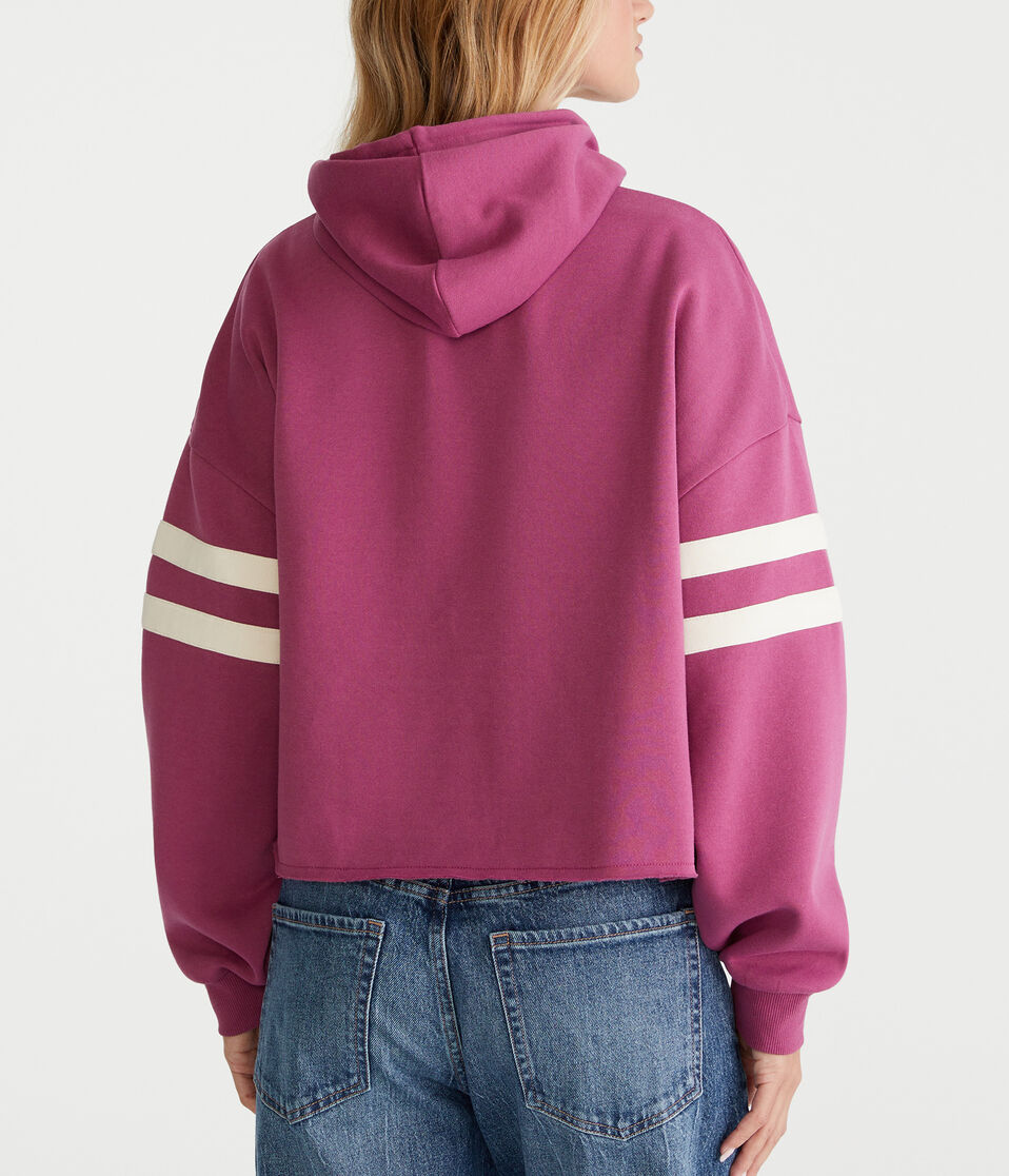 Peanuts® | Aéropostale Snoopy 50 Cropped Pullover Hoodie