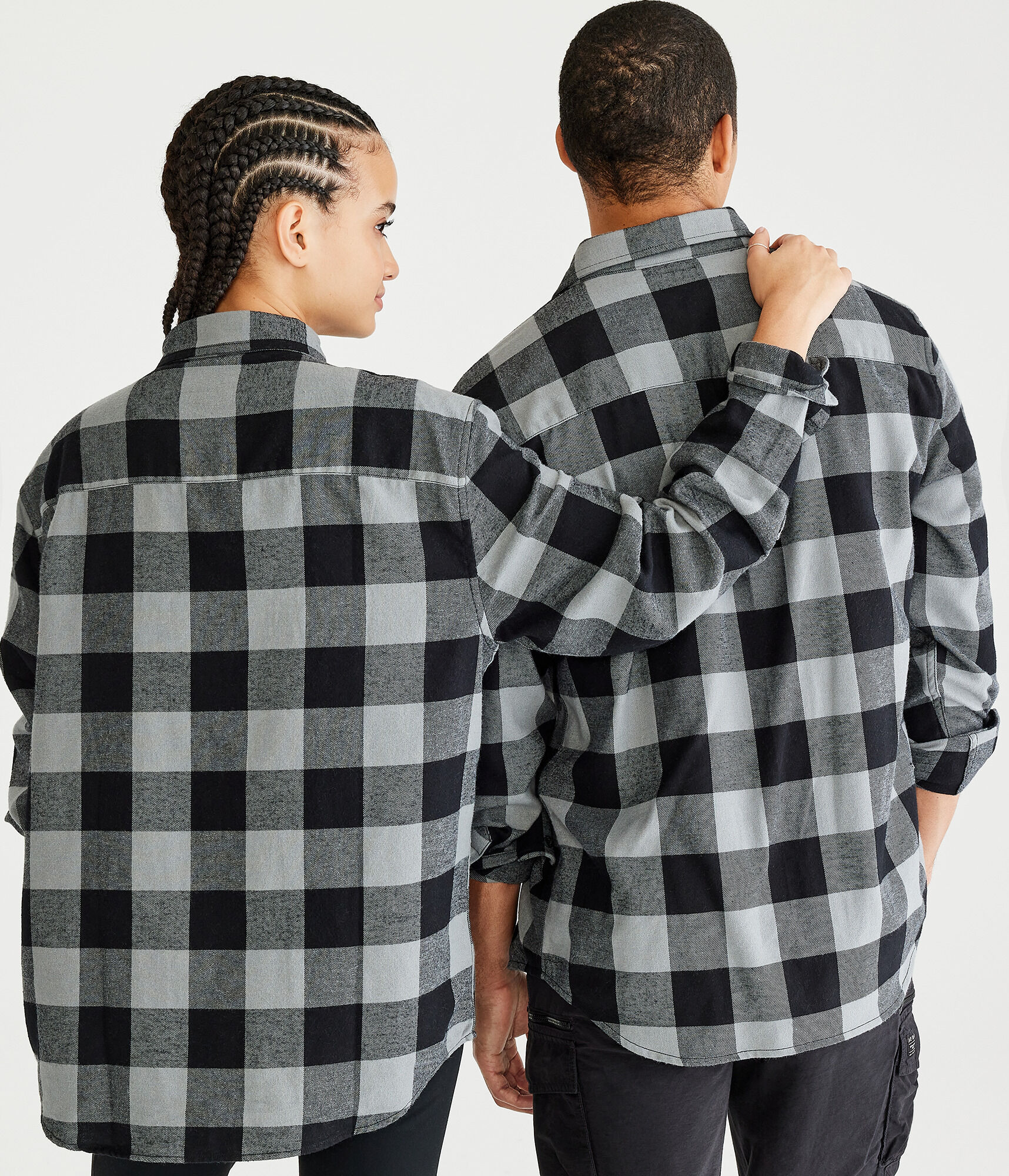 aeropostale mens buffalo check softspun flannel shirt